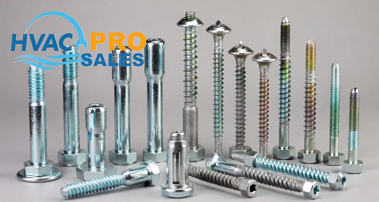 Concrete anchors and bolts for HVAC equipment installation