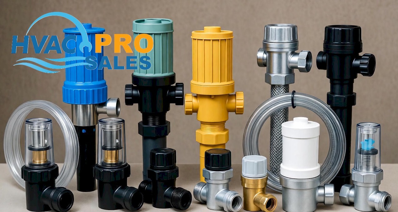 HVAC condensate drain valves used for drain line control and maintenance