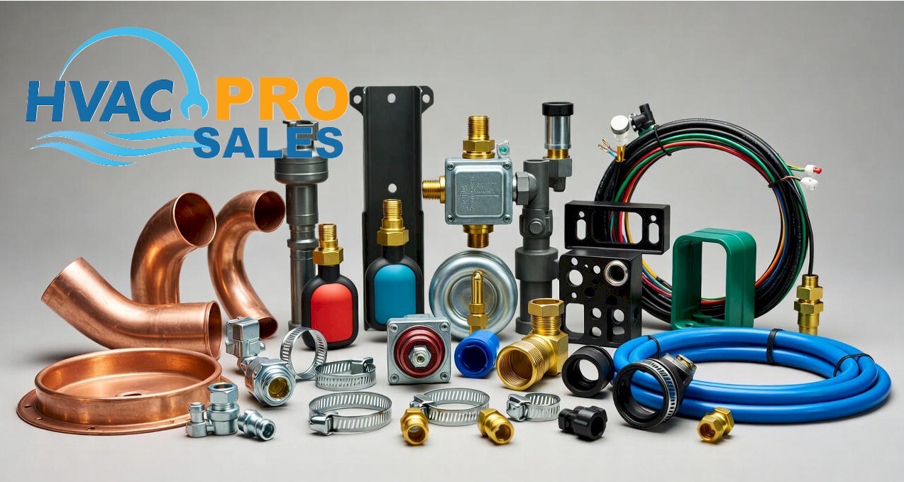 Copper HVAC elbows for refrigerant line routing