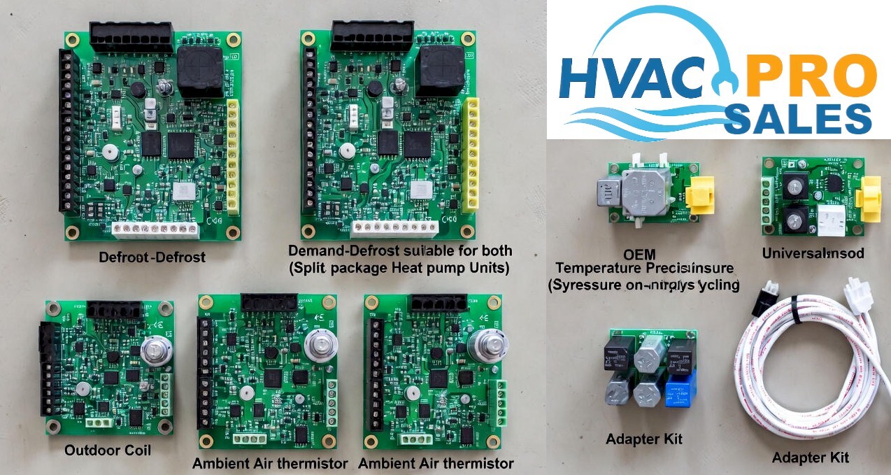 HVAC defrost control board for heat pump system
