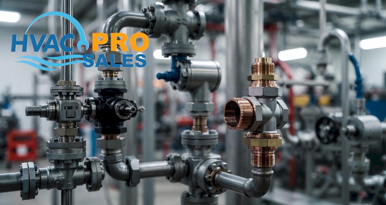 HVAC flare adapter fittings for copper and threaded connections