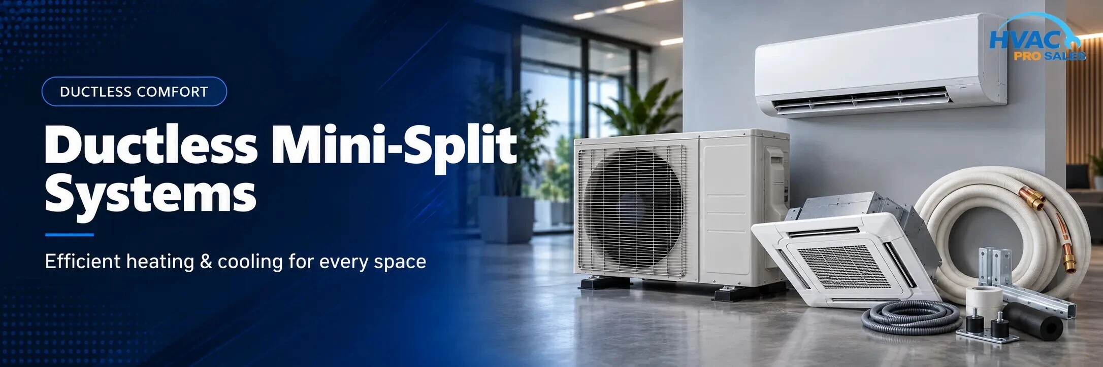 Ductless mini-split systems for efficient residential and commercial comfort