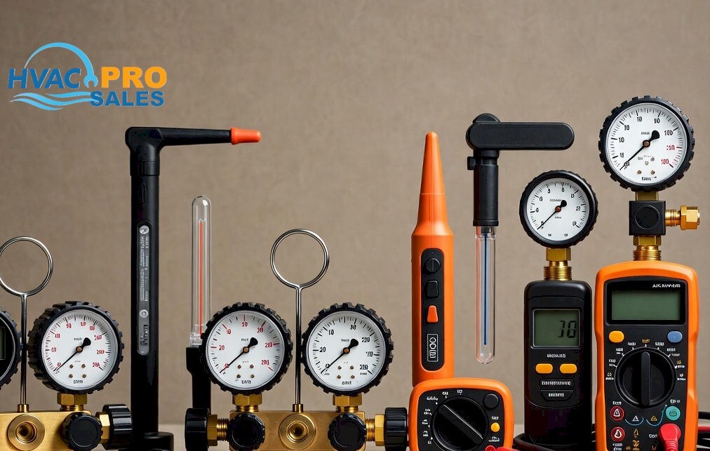 HVAC diagnostic analyzer tool set used in the field