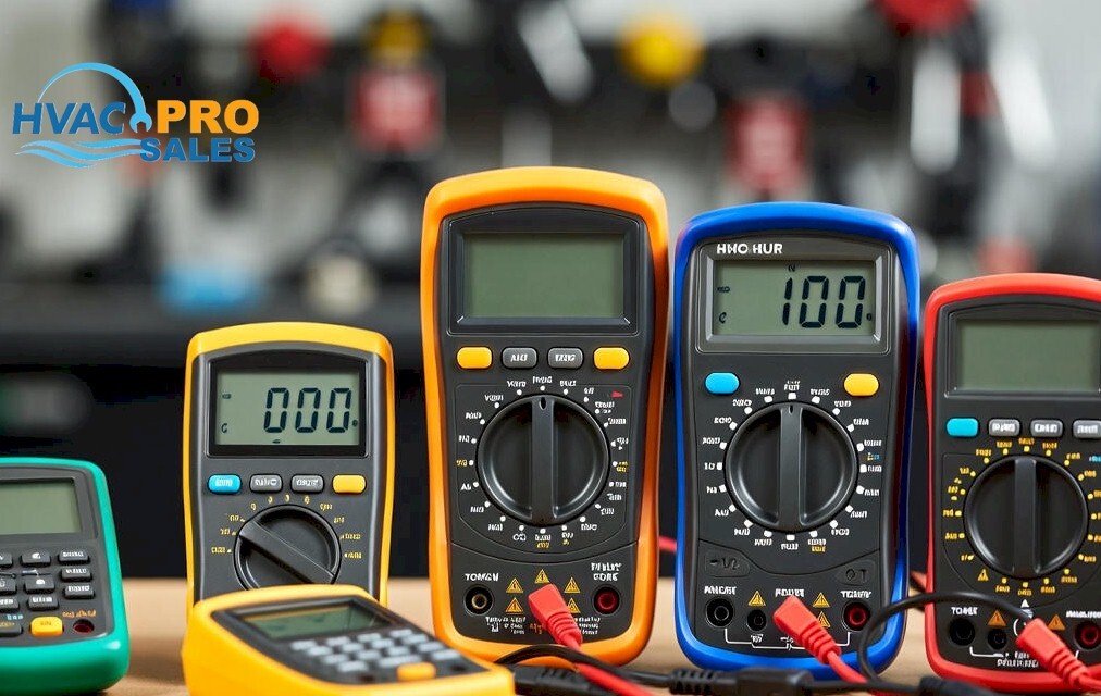 HVAC digital multimeters for electrical testing and diagnostics
