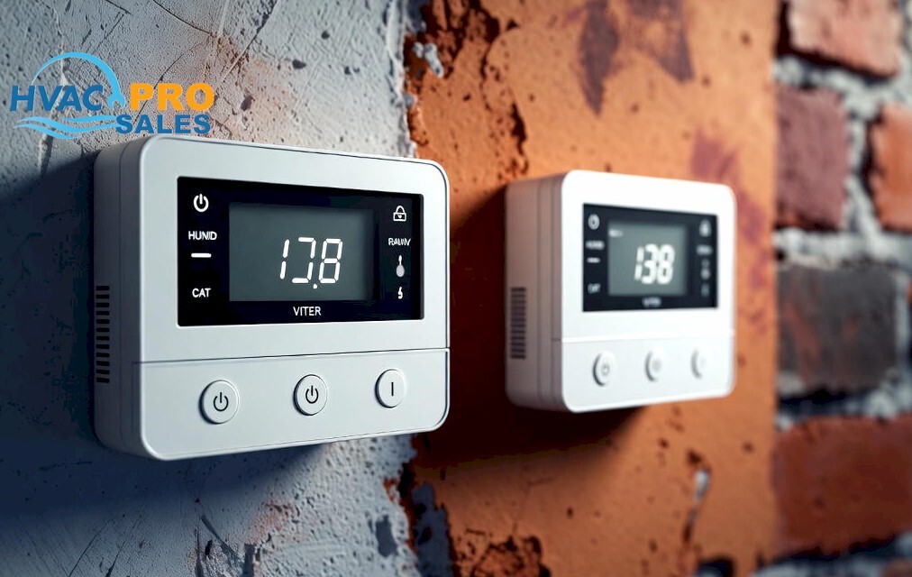 Humidity and temperature sensors for HVAC indoor air quality measurement