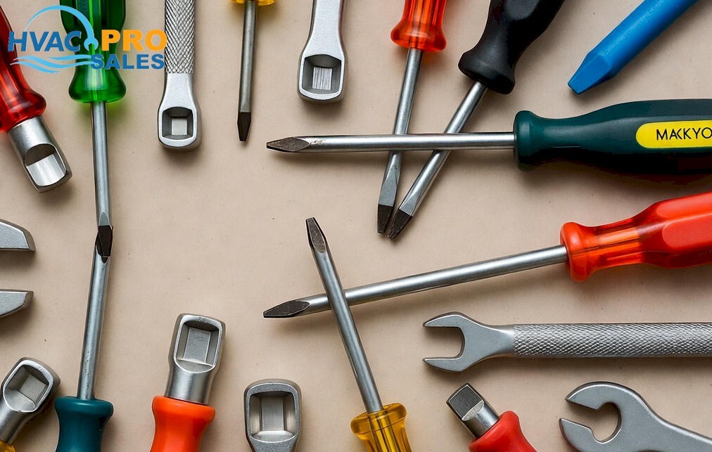 HVAC nut drivers and screwdrivers used for panels and electrical service