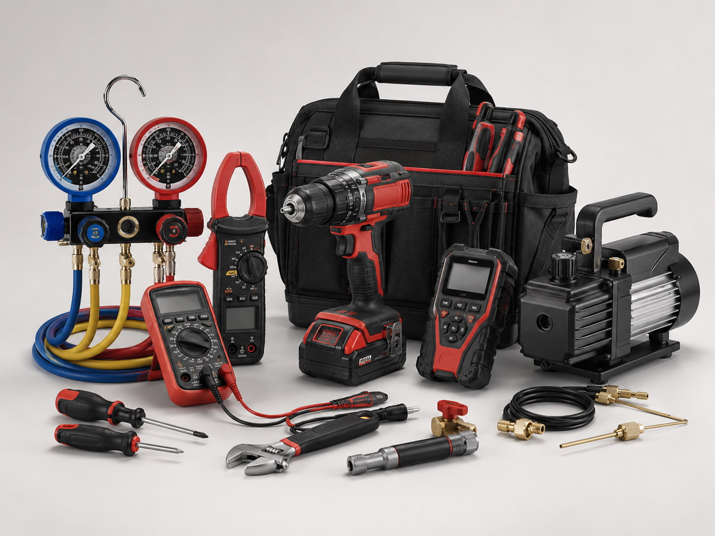 Professional HVAC tools from Fieldpiece, Fluke, Klein and Milwaukee