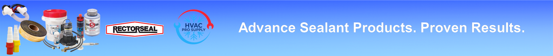 RectorSeal HVAC sealants, condensate pumps, thread sealants, and installation accessories — trusted by HVAC professionals