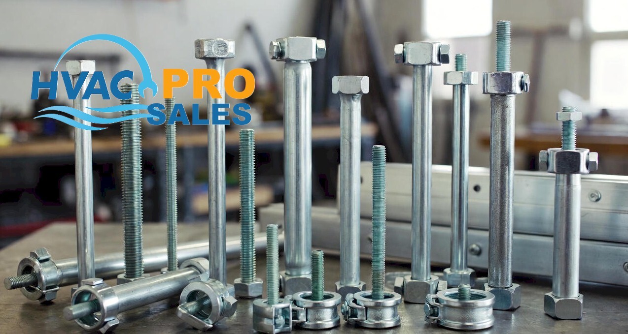 HVAC rod, strut and clamp supports for piping and mechanical systems