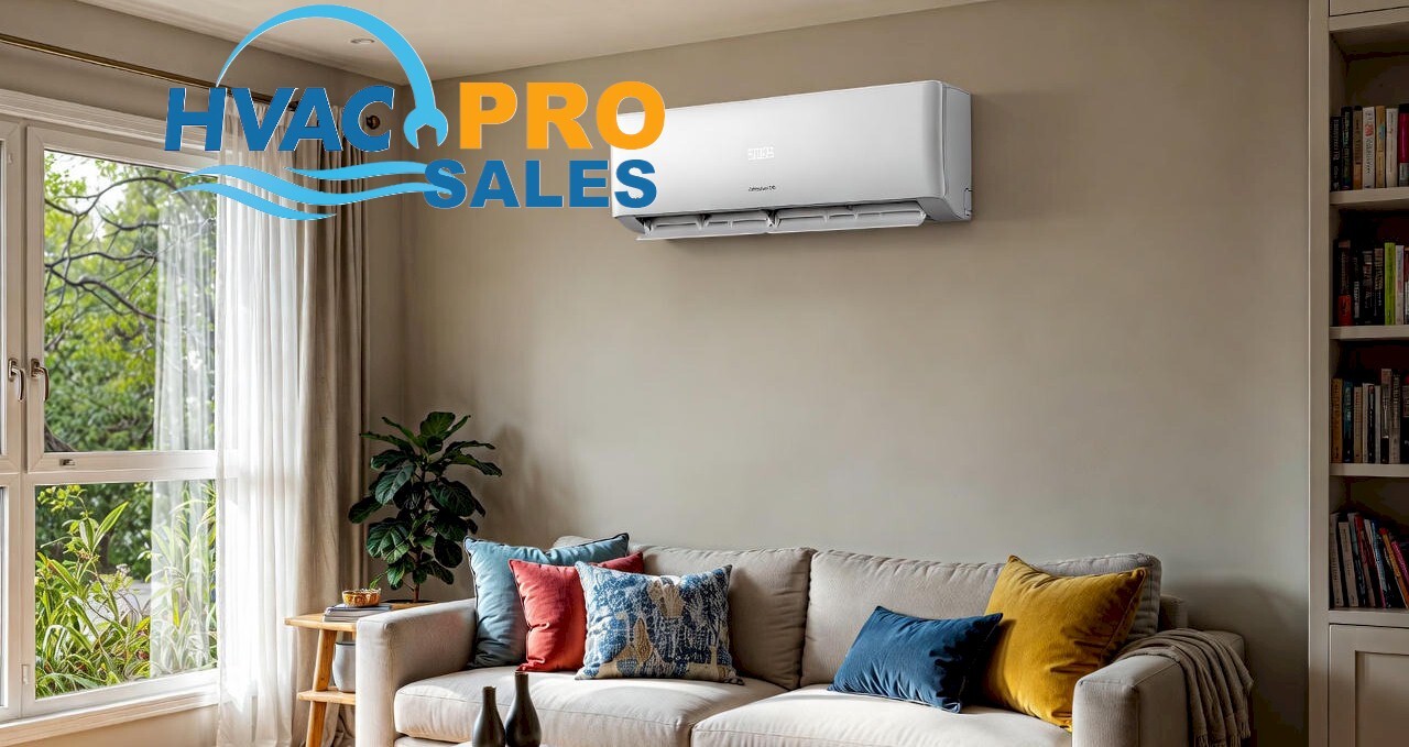 Single-zone mini split outdoor unit paired with one indoor head