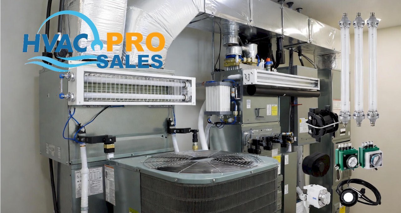 UV air purification and coil sanitization HVAC IAQ systems