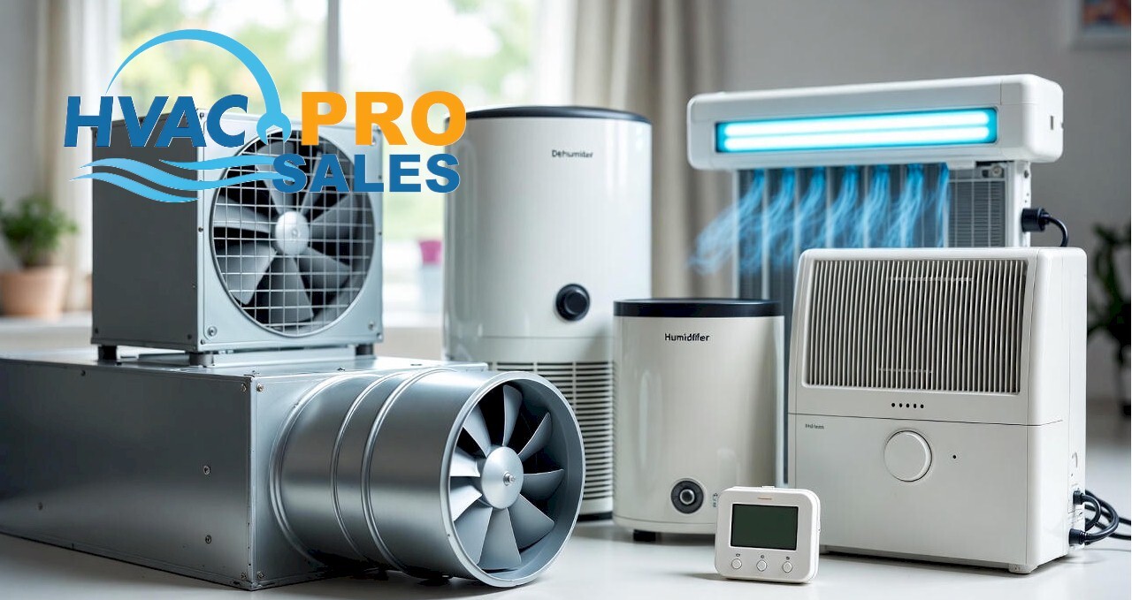 Ventilation and indoor air quality equipment for clean, fresh indoor air
