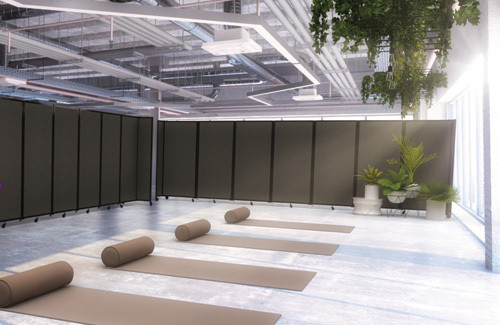 Flex Your Yoga Studio with Room Dividers