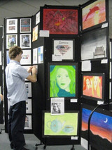 Take It From This Expert, Using Screenflex Partitions Is The Best Way To Hang Student Artwork For An Exhibition