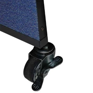 Black Locking Corner Casters