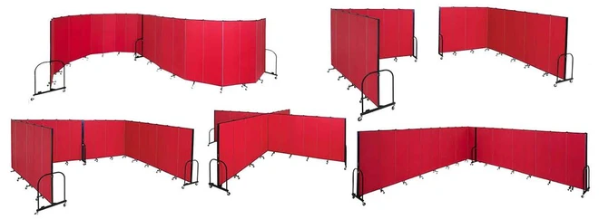 Signature Room Dividers are able to be placed in a variety configurations