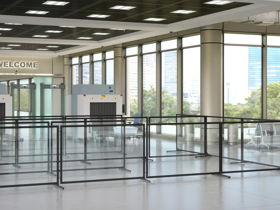 CrowdFlex Acrylic Barricade