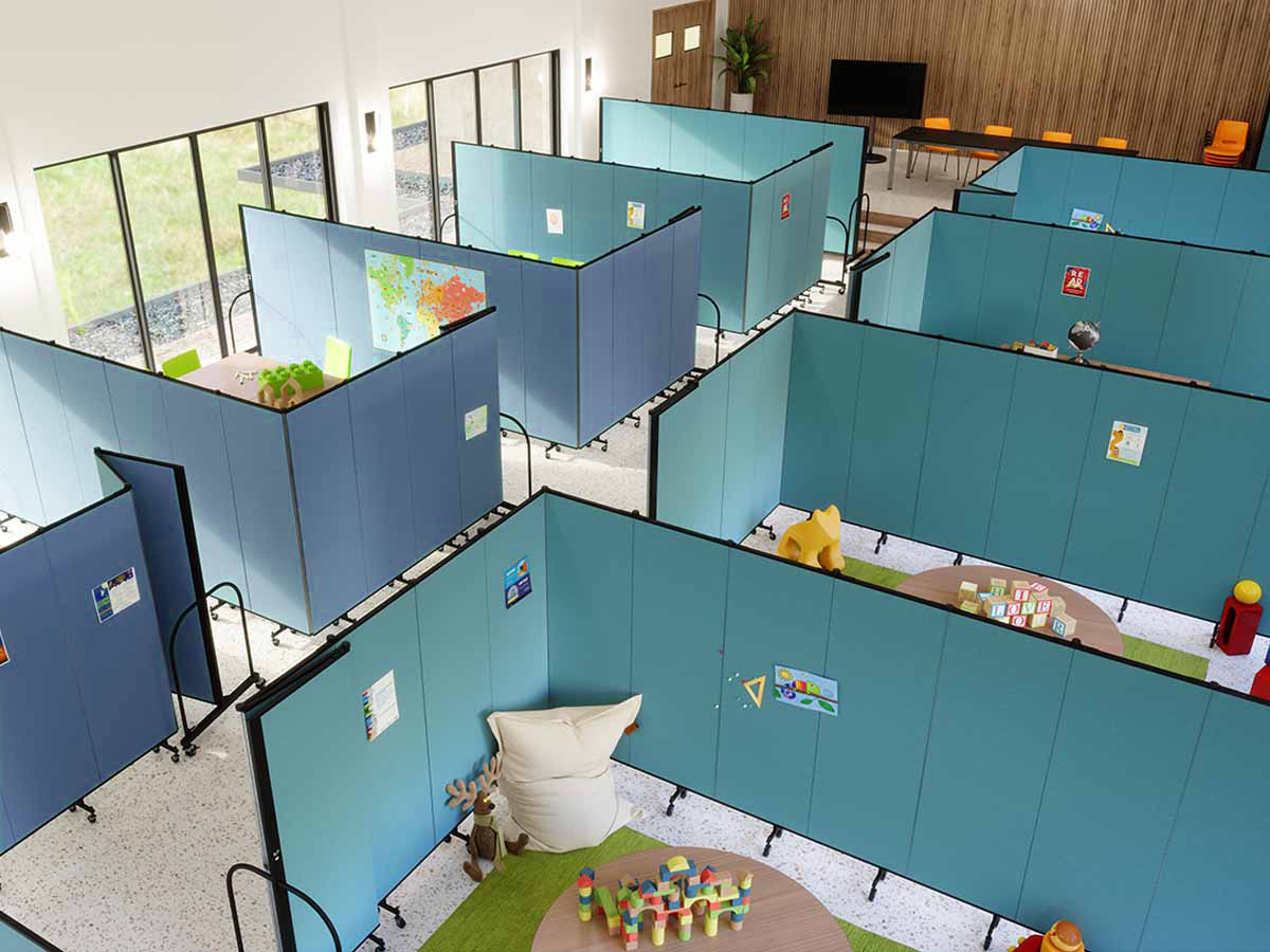 This Room Divider serves as a temporary space that would give partition to each section of the room