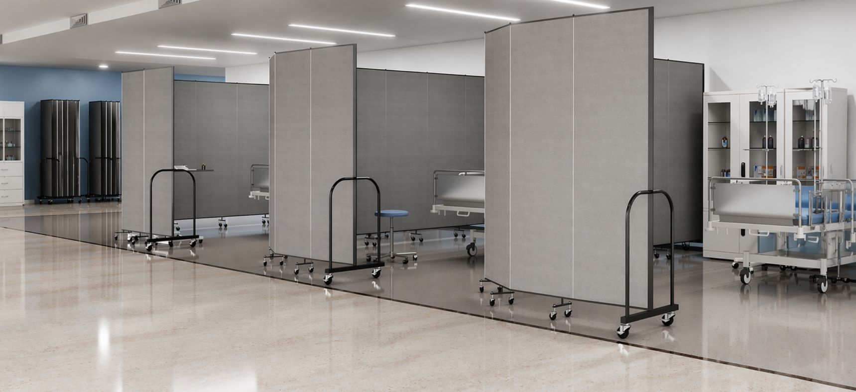Hospital Room Dividers and Privacy Screens