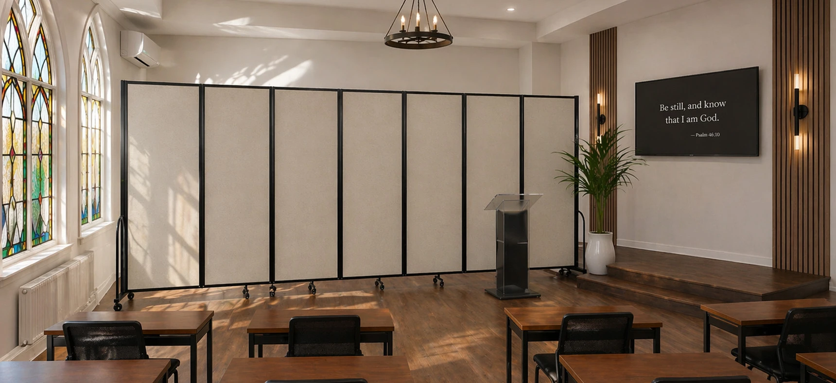 Church Partitions & Room Solitions for Worship Spaces