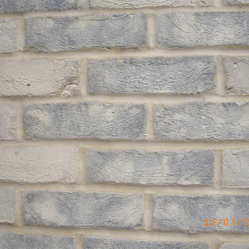 Burwell White Dark Weathered Brick Slips - Headers Burwell White Dark Weathered Brick Slips - Headers