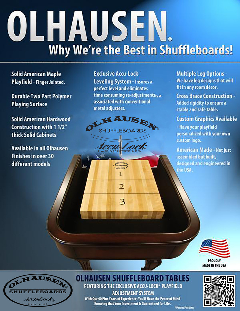 Olhausen York Shuffleboard Free Local Delivery and Setup