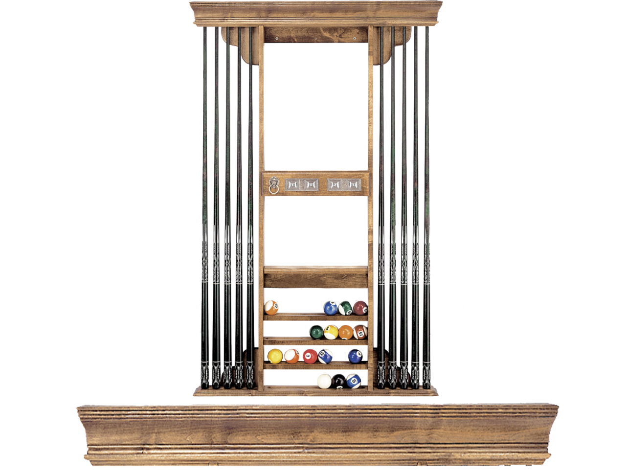 Olhausen Deluxe Cue Rack 722 Eclipse Gebhardts Com