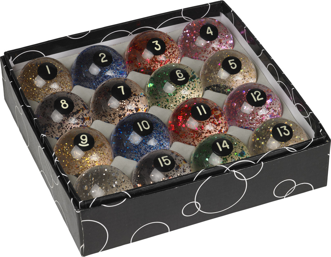 ビリヤード SUPER CHRYSTALATE BALLS Action Glitter Balls | Gebhardts.com