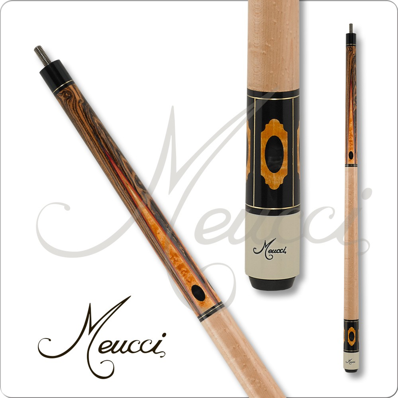 Meucci All Natural Wood ANW02 Pool Cue, Free Shipping