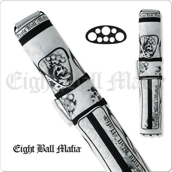 【極美品】Eight Ball Mafia 3バット5シャフト キューケース Eight Ball Mafia EBMC35E 3x5 Hard Cue Case | Free Shipping