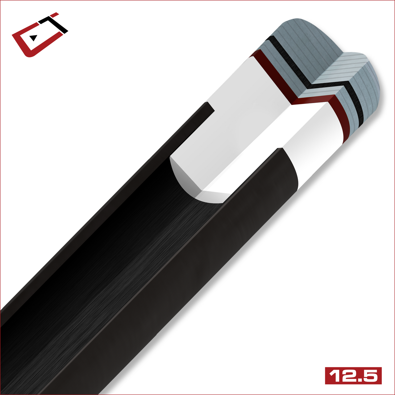 Cuetec Cynergy 12.5mm Carbon Composite Shaft | Free Shipping