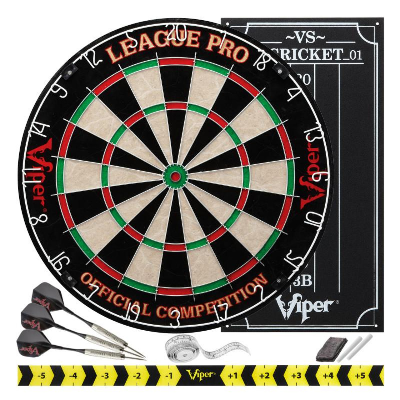 Viper League Pro Sisal Dartboard Starter Kit