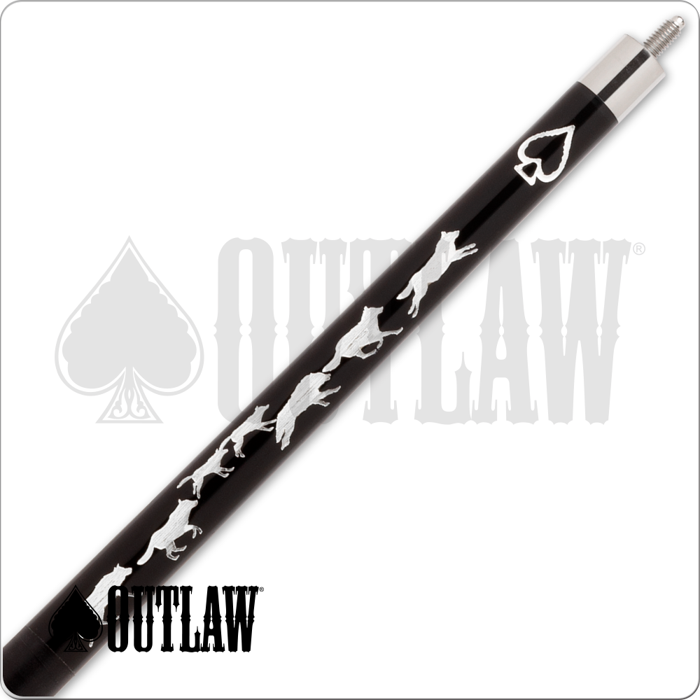 Outlaw OL58 Howl at the Moon Pool Cue | Free Shipping | Gebhardts.com