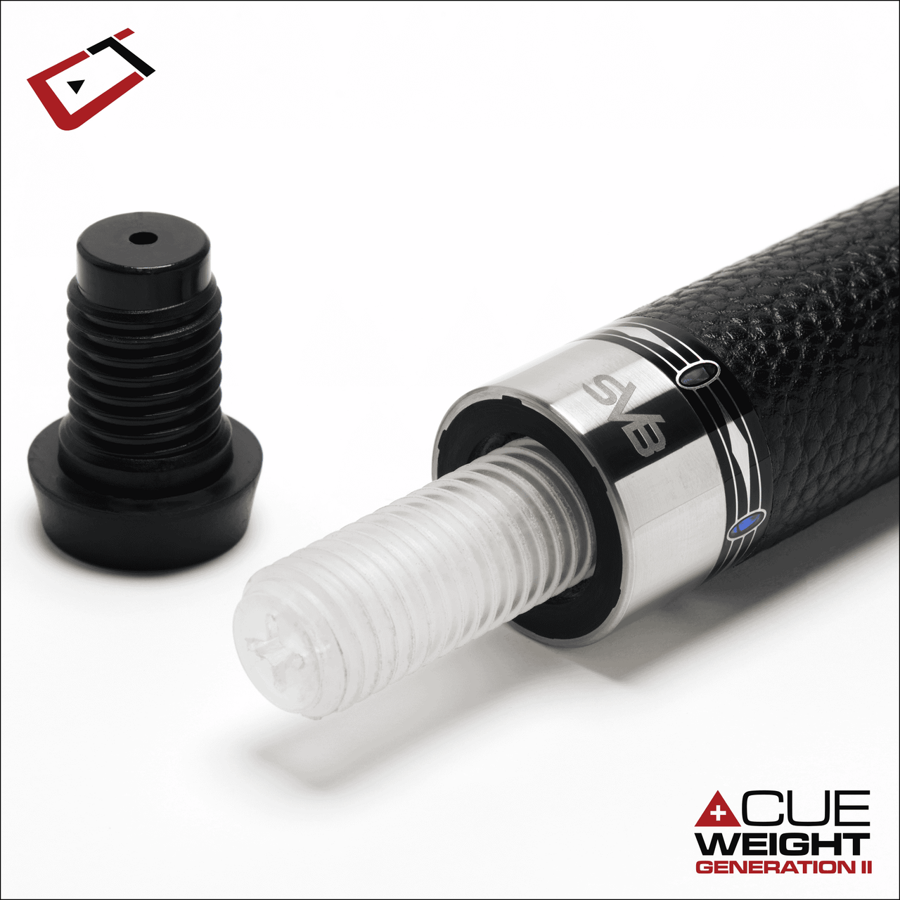 Cuetec Cynergy SVB Gen II Cue Black 12.5mm Shaft | Free Shipping