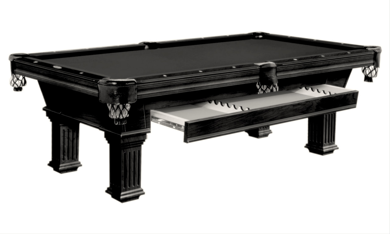 Olhausen Nashville Blackout with Accessory Drawer Pool Table