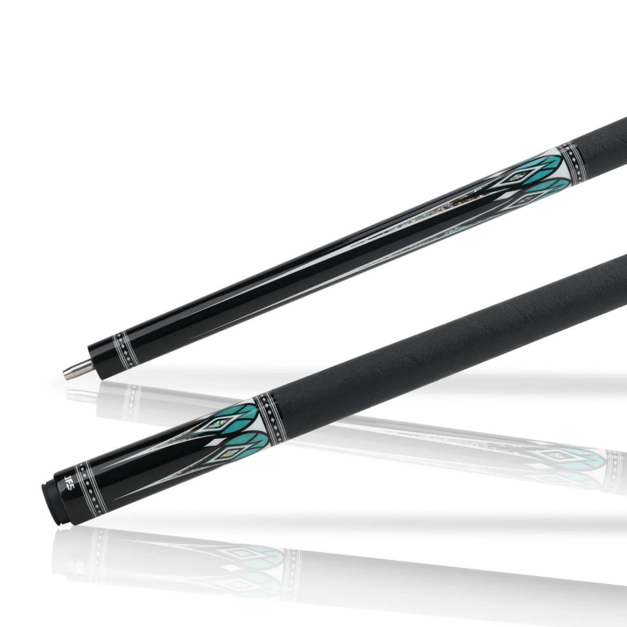 JFlowers Valen Flow Pool Cue – JF20‑29F w/ Elephant-Ear Leather Wrap