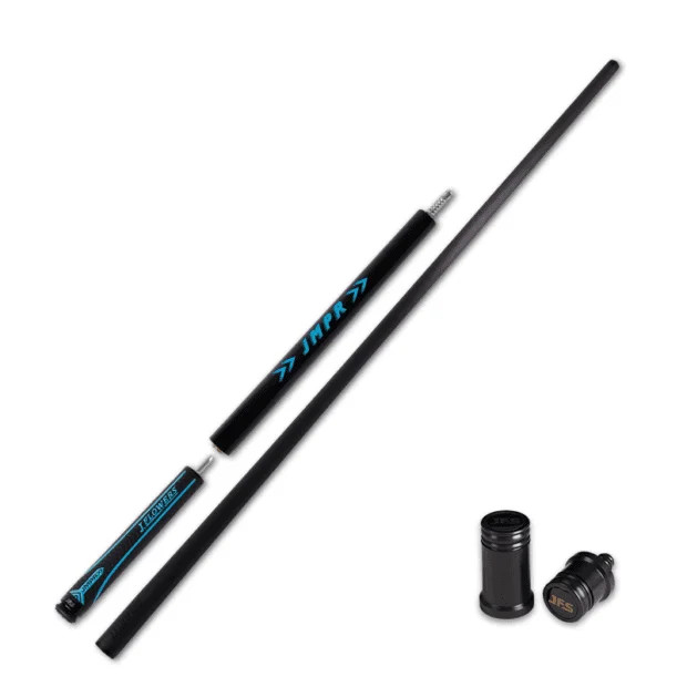 JFlowers JMPR Blue Jump Cue – Carbon Fiber Shaft