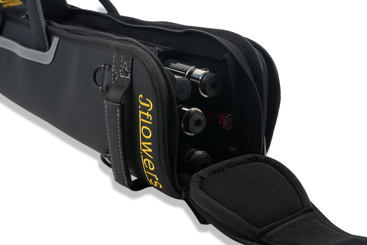 JFlowers Tactical 4x4 Cue Case – Jet‑Black Soft Case