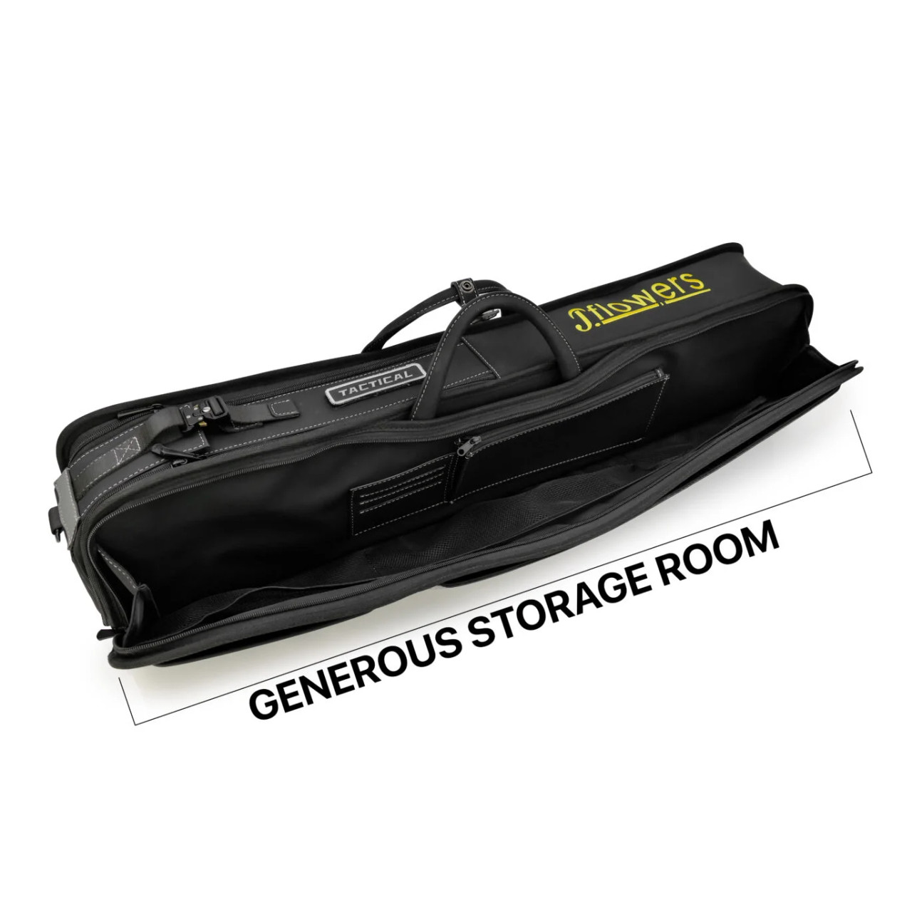 JFlowers Tactical 4x4 Cue Case – Jet‑Black Soft Case