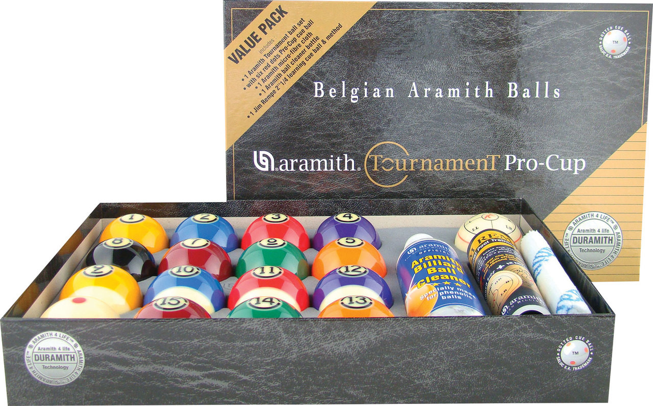 aramith Tournament TV Pro-Cup 15個 デュラミス Aramith Tournament TV Pro-Cup Ball Set — Billiards.com, Inc