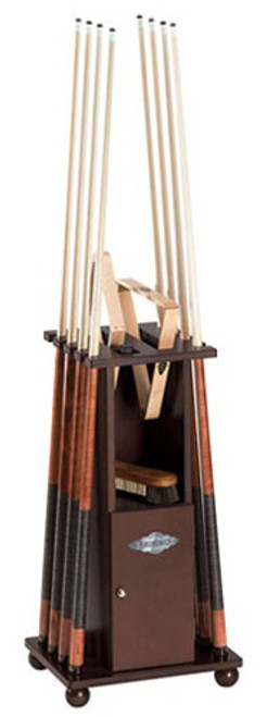 Brunswick Heritage Floor Cue Rack Espresso