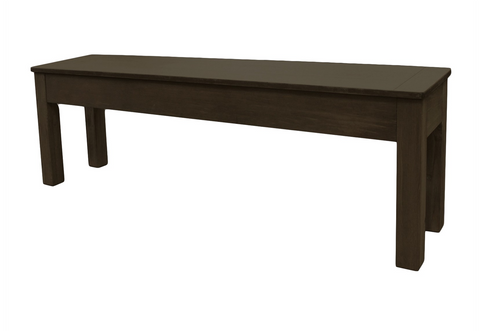 Imperial 76" Weathered Dark Chestnut Storage Bench