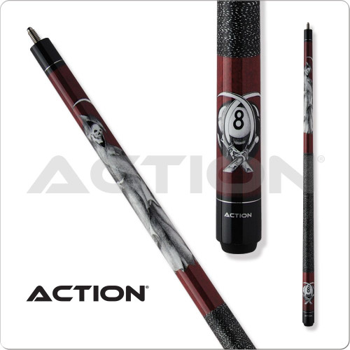 Action Adventure ADV102 Burgundy Reaper Pool Cue