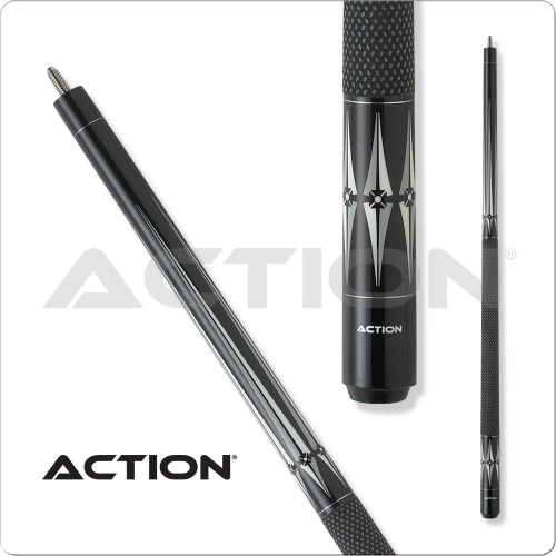 Action Black & White BW26 Pool Cue | Free Shipping | Gebhardts.com