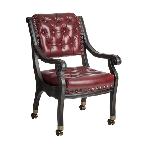 Darafeev Ponce De Leon Club Chair With Casters