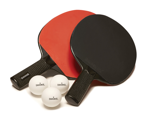 Brunswick Smash I/O Indoor/Outdoor Table Tennis 2-Player Racket Set