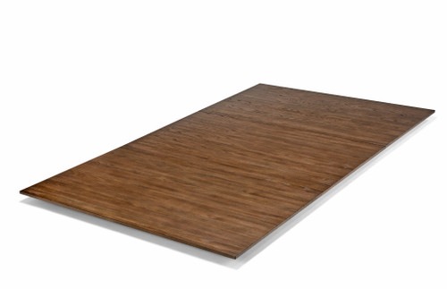 Brunswick 8 foot dining top three piece set converting pool table into dining table shown in nutmeg finish