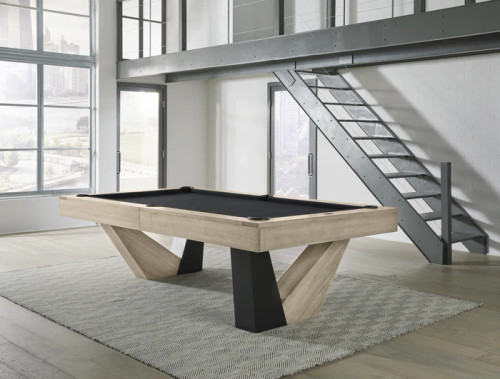 American Heritage Annex Pool Table Natural Ash