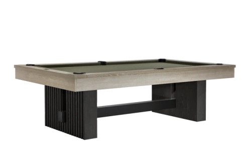 American Heritage Vancouver Pool Table Natural & Black Ash