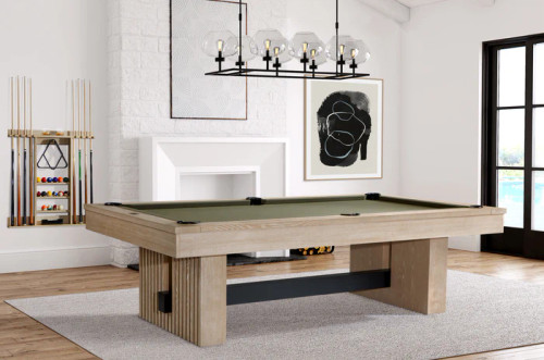 American Heritage Vancouver Pool Table Natural Ash